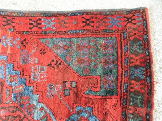 Central Anatolian Karaman Area(Ayrancı village Rug) end of 18th / beginning of the 19th  Century Size:286x140 Cm /9’5”x4’6” Very high pile,great dyes...          