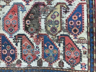   Caucasian Rug 19th Century
Size:130x203Cm/ 6’9”x4’3”                          