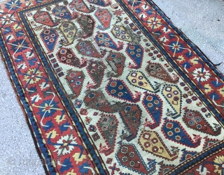   Caucasian Rug 19th Century
Size:130x203Cm/ 6’9”x4’3”                          