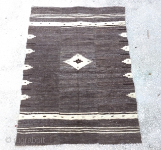 Anatolian  Goat (Angora Wool)Hair Siirt Blanket Size:187x132cm / 6”x4’4”                       