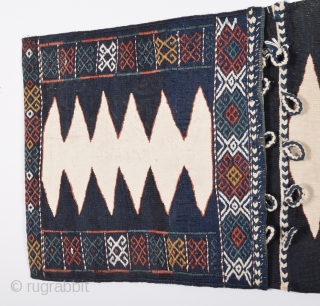 Caucasian Saddle Bag (complete) first half 20th century
size:128 x 47 cm                      