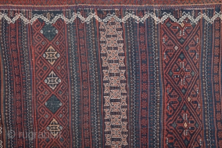 Beluch Kilim rug,19th century 
size:220 x 125 cm
         4'0" x 7'2"              