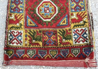 Central Anatolian Yastik “Konya-Derbend”
Size:89x55Cm / 38x21 inc                          