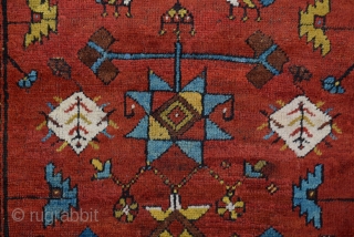 Antique Anatolian Konya Ladik Carpet,This Special Ladik Rug was hand woven by nomad women in Konya, a city in centre of Turkey.19th century
size:180 x  95 Cm
       ...