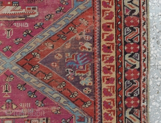 Central Anatolian Kirsehir area (Mucur) rug Late 19th century
size:375 x 107 Cm
         12'4"x3'6""            