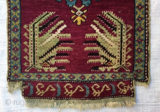 Central Anatolian Kırşehir “Yastık”. 19 th Century
Size:90x48cm / 2’11”x1’7”                        