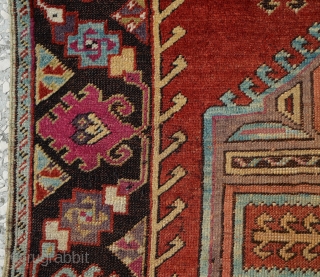 Central Anatolian 19th Century Kirsehir rug Size:160 x 112 Cm 5'3"x3'8" Please take the time to view my other pieces. Thank you.           