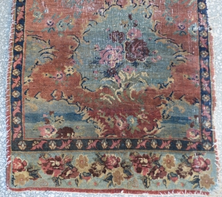 Antique small Sampler Bijar rug size:110x80cm
3'7"x2'7"                           