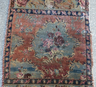 Antique small Sampler Bijar rug size:110x80cm
3'7"x2'7"                           