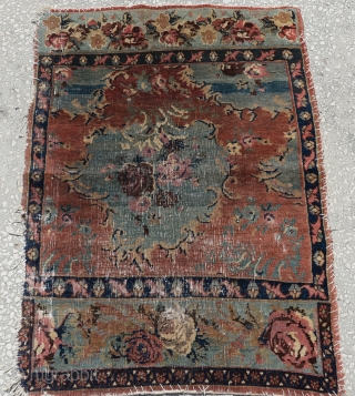 Antique small Sampler Bijar rug size:110x80cm
3'7"x2'7"                           