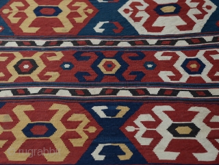 Caucasian Kilim Late 19th Century 200x99 Cm
6'7"x3'1"                          