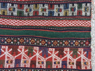 Caucasian (Verneh)19th Century Verneh Kilim Size:171 x 263 Cm / 5'7"x8'7"                      