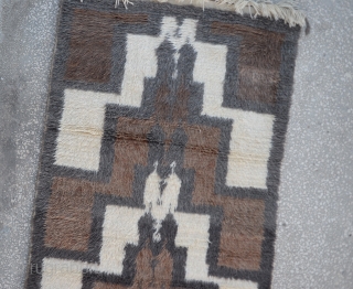 Central Anatolian  Angora Tulu Rug Size:116 x 200 Cm
                        ...