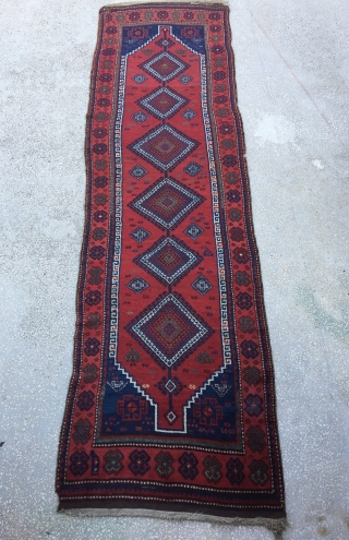 Anatolian Kurdish Rug-19th Century
Size:120X418cm / 14"X4"                           