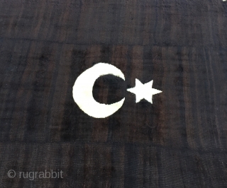 Anatolian Goat (Angora Wool)Hair Siirt Blanket  Size:178x122 cm                        