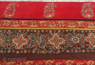 Rasht Embroidery (Persian) end of the 19th Century
Size:251x162cm/8'2"x5'3"                         