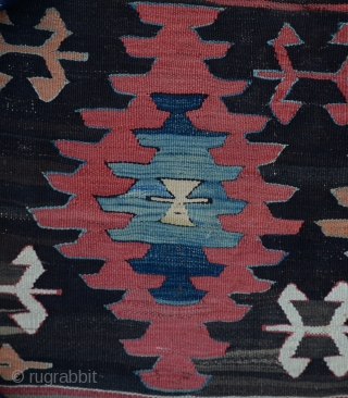 Old Anatolian (probably Afyon region) Kilim
Size:162x310 Cm
        5'5"x 10'4"                 