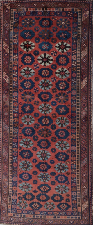 Central Asian-Kyrgyz Rug-Late 19th Century Size: 325 x 135Cm 
10'8"x4'6"                       