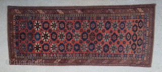 Central Asian-Kyrgyz Rug-Late 19th Century Size: 325 x 135Cm 
10'8"x4'6"                       