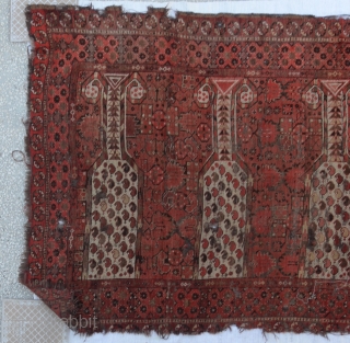 Ersari Beshir Rug Late 19th Century, five beautiful ranks
 size160 x 300 cm   10'0"x5'2"                 