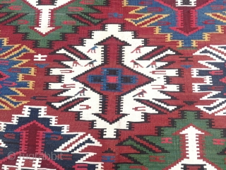 Caucasian Kuba Kilim 19th Century size:244x170cm / 8'x5'7"                         