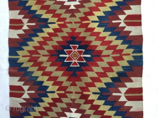 Manastir kilim 19th Century-Begining of 20th 
Size:131X64cm / 4’2”X2’1”                        