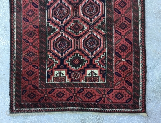 Beluch Rug 19th Century
Size/190X100cm / 6’4X3’4”                           