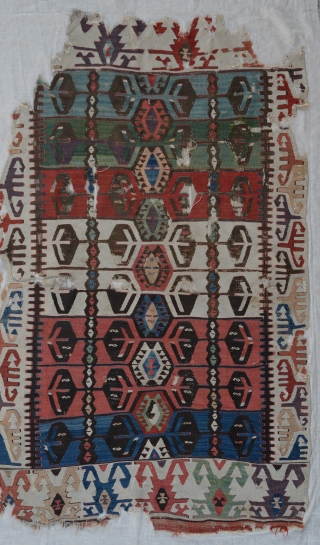 Konya Kilim Fragment, Central Anatolia, mid 19th Century, 104 x 164 CM
                      ...