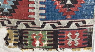 Konya Kilim Fragment,(Seydisehir)
Beginning of 19th Century 
Size: 153 x 295 cm]
         5" x 7'9"           