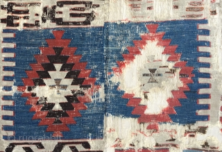 Konya Kilim Fragment,(Seydisehir)
Beginning of 19th Century 
Size: 153 x 295 cm]
         5" x 7'9"           