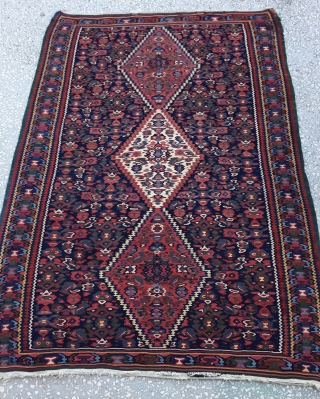 Antique Bijar Kilim-19th Century
Size:115x168cm
         5'6x3'10"                    