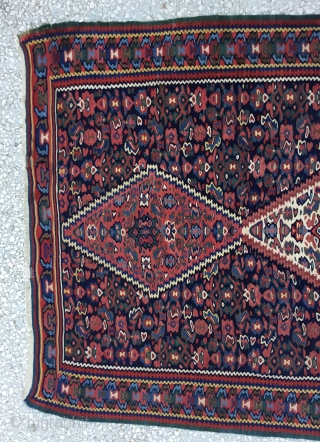 Antique Bijar Kilim-19th Century
Size:115x168cm
         5'6x3'10"                    