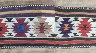 West Anatolian ‘Aydın’Kilim 19th Century
Size:165x370Cm. /  5’5’x12’3”                         