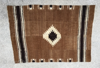 Siirt Blanket-Southeast Anatolia-early 20th century-Angora goat hair on cotton string warps-excellent condition Size:162x222cm/5’4”x7’4”                    