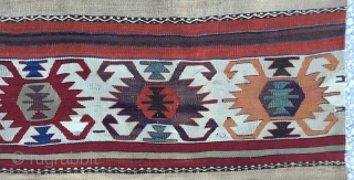 West Anatolian ‘Aydın’Kilim 19th Century
Size:165x370Cm. /  5’5’x12’3”                         