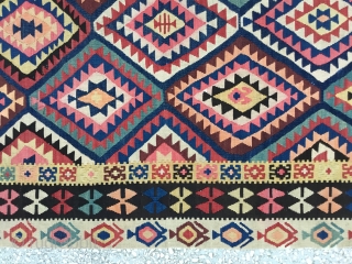 Caucasian Kilim Size/144x328 / 4’8x10’9”                            