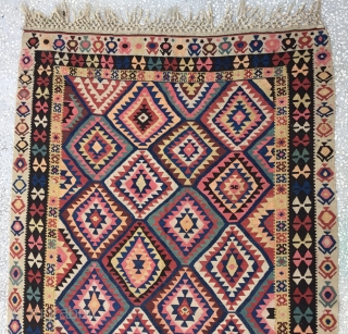 Caucasian Kilim Size/144x328 / 4’8x10’9”                            