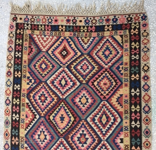 Caucasian Kilim Size/144x328 / 4’8x10’9”                            