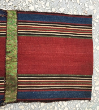 Small Shahsavan silk saddle bag, Circa 1900, in good condition, fine quality Size/ 25x63cm / 10x25 inches                