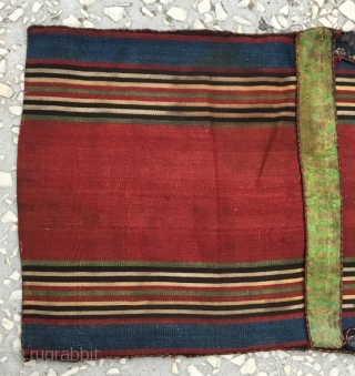 Small Shahsavan silk saddle bag, Circa 1900, in good condition, fine quality Size/ 25x63cm / 10x25 inches                