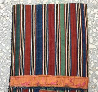 Small Shahsavan silk saddle bag, Circa 1900, in good condition, fine quality Size/ 25x75cm/10x30inches                   