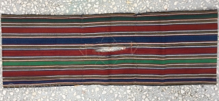 Small Shahsavan silk saddle bag, Circa 1900, in good condition, fine quality Size/ 25x75cm/10x30inches                   