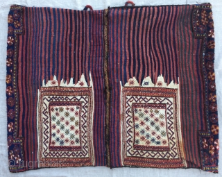 Bakhtiari (Khordjin) Saddle Bag /Good Condition
Size:124x96cm / 4’1”x3’2”                         