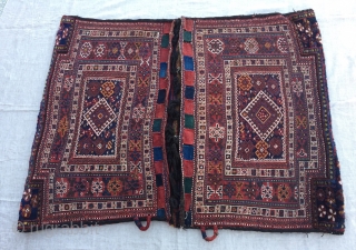 Bakhtiari (Khordjin) Saddle Bag /Good Condition
Size:124x96cm / 4’1”x3’2”                         