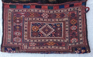 Bakhtiari (Khordjin) Saddle Bag /Good Condition
Size:124x96cm / 4’1”x3’2”                         