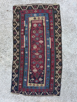 South-East Anatolian Reyhanlı kilim or Aleppo? 19th Century
Size:164x88cm / 5'4"x2'11"                       