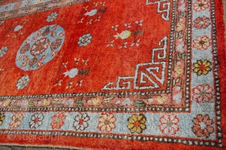 COLLECTORS 
SILK KHOTAN RUG

ca.1910

162cm X 94cm

Best condition!                          