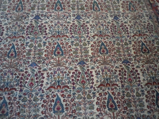 Antique persian Handmade Qum carpet size 310x220cm Zelosoltan Design
fairly good condition 
free postage to uk mainland                 
