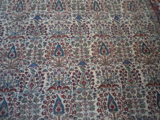 Antique persian Handmade Qum carpet size 310x220cm Zelosoltan Design
fairly good condition 
free postage to uk mainland                 