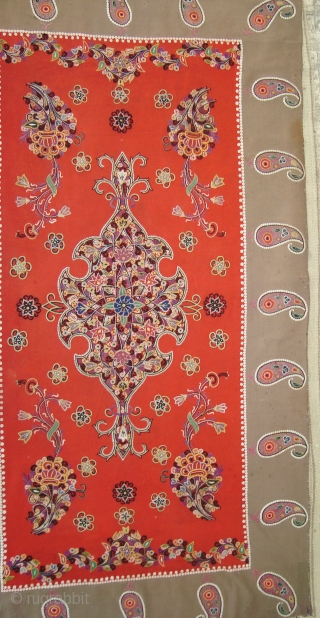 a Conspicuous Rasht(north of iran)Antique Rug with Beautiful drawing. Fine and clear knot quality. Size: 3m2, Good condition with good pile. early 19th century (estimate about 1830)weaving among the very best i  ...